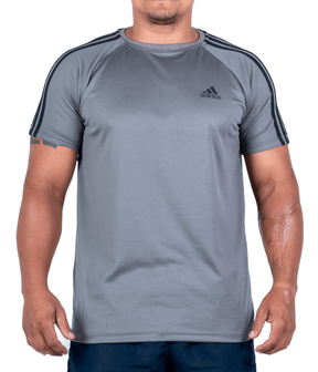 NOVO🔥 (G1 ao G4) Camiseta Dry Fit Adidas III Listras Ombro