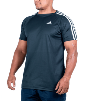 NOVO🔥 (G1 ao G4) Camiseta Dry Fit Adidas III Listras Ombro