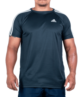 NOVO🔥 (G1 ao G4) Camiseta Dry Fit Adidas III Listras Ombro