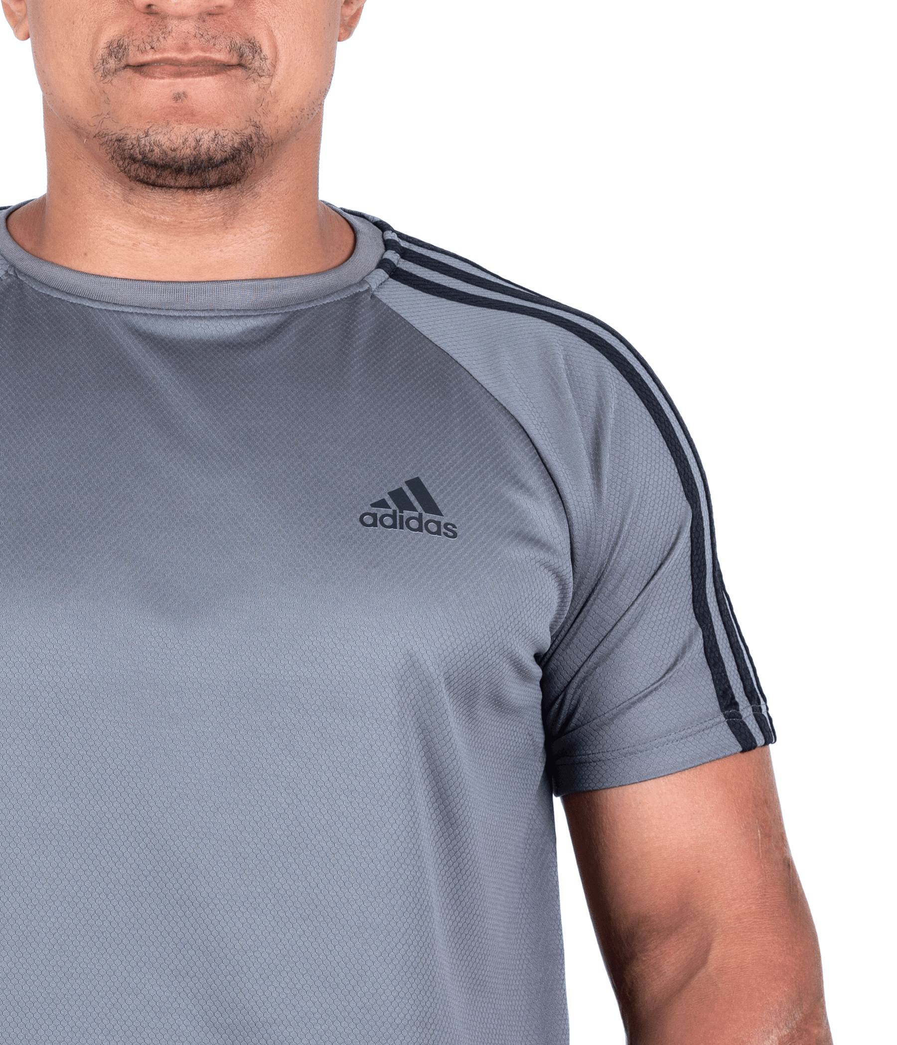 NOVO🔥 (G1 ao G4) Camiseta Dry Fit Adidas III Listras Ombro