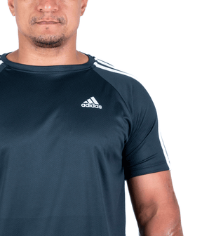 NOVO🔥 (G1 ao G4) Camiseta Dry Fit Adidas III Listras Ombro