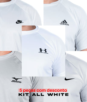 KIT ALL WHITE 5 PEÇAS DRY FIT Basic 🔥